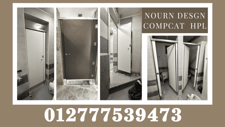 Compact HPL Toilet & Urinal Partitions 4