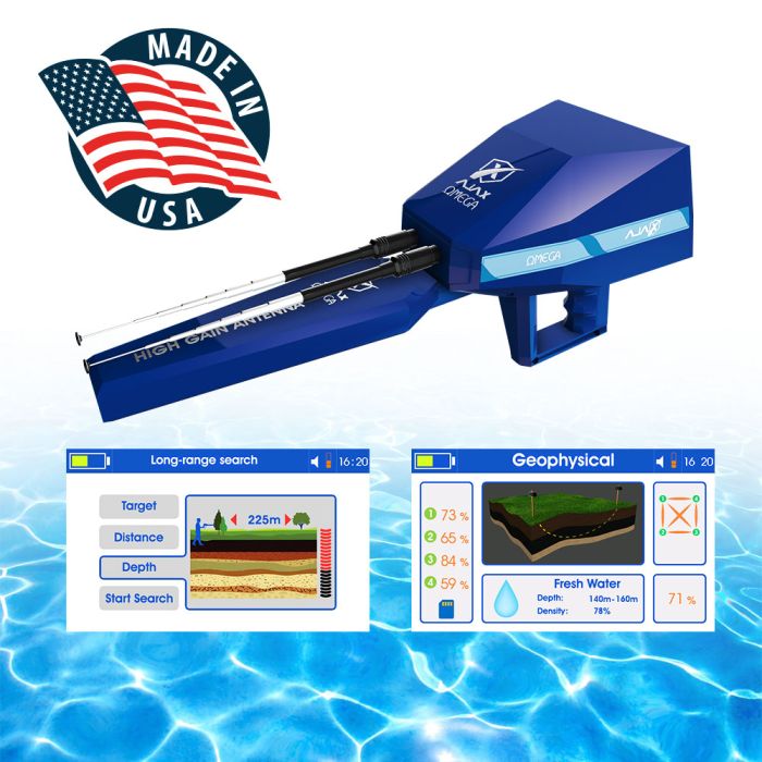 جهاز كشف المياه الجوفية المتطور اوميغا من اجاكس الامريكية/ Ajax OMEGA 